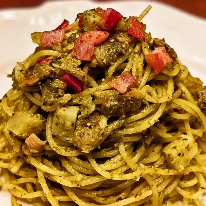 バジル香る大人のジェノベーゼパスタ